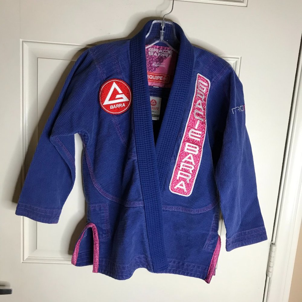 Gracia Barra Equipe BG Women's ProPink Jiu-Jitsu Kimono Gi ~ Size F1